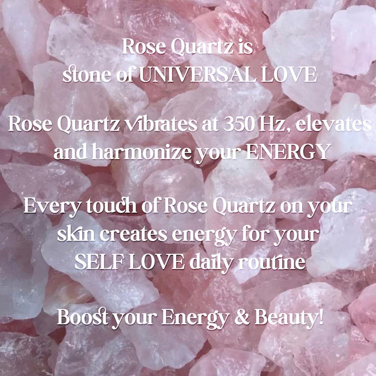 ROSE QUARTZ MASSAGE BEAUTY TOOLS FOR FACE & BODY