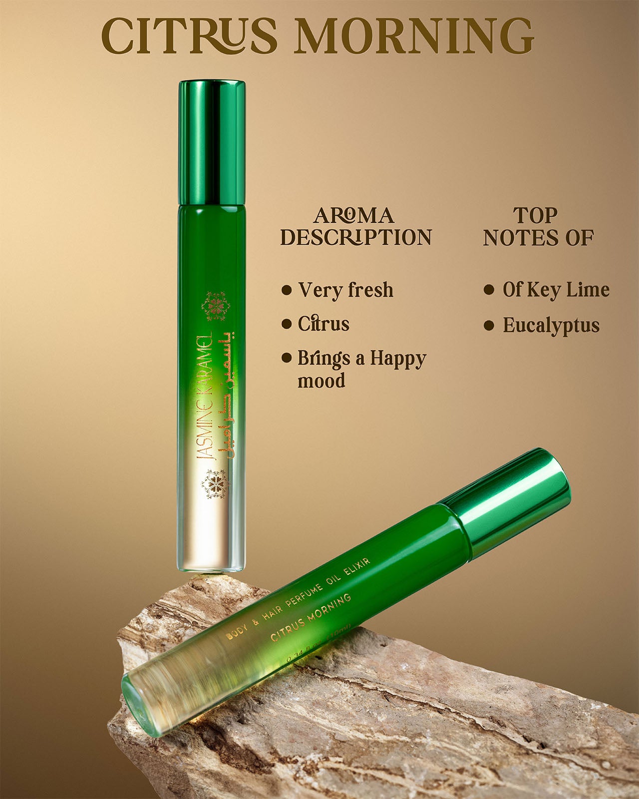 Citrus Morning-Body & Hair Perfume Oil Elixer