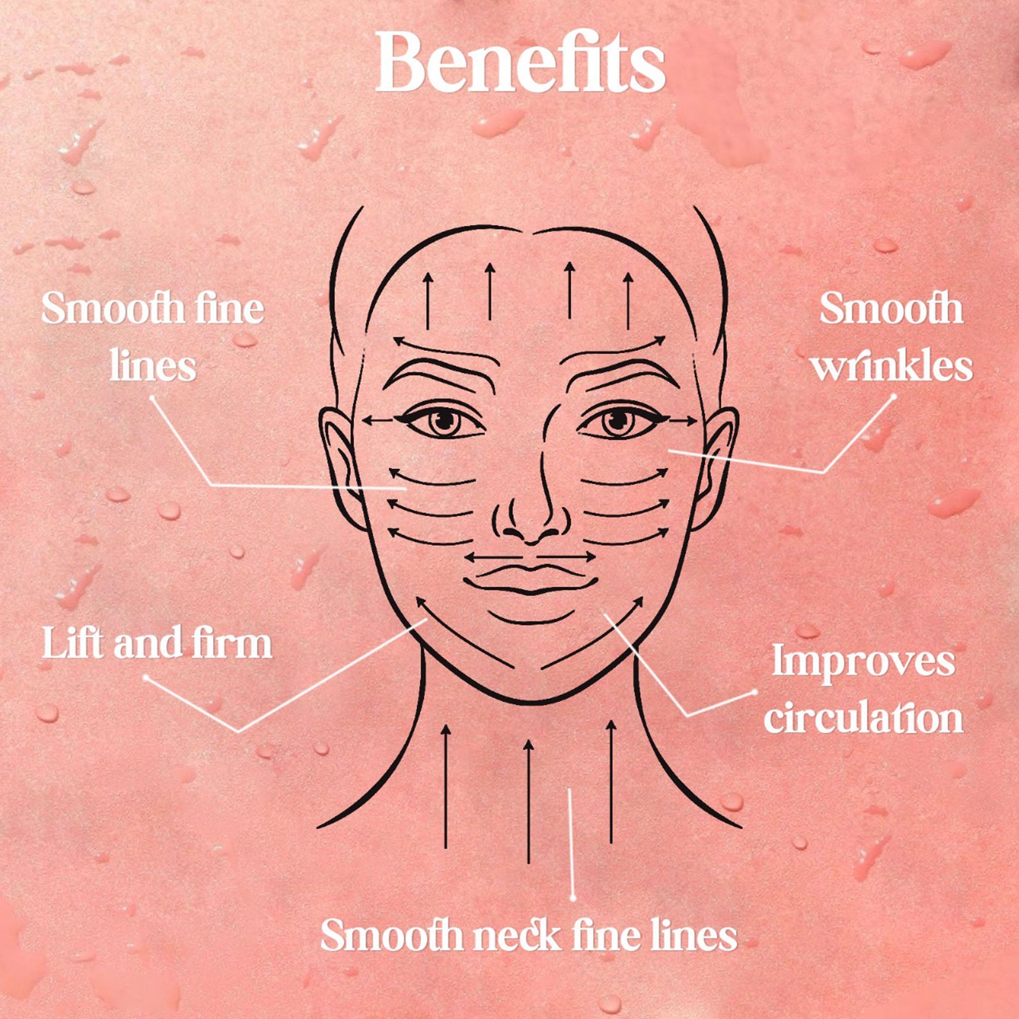 ROSE QUARTZ MASSAGE BEAUTY TOOLS FOR FACE & BODY