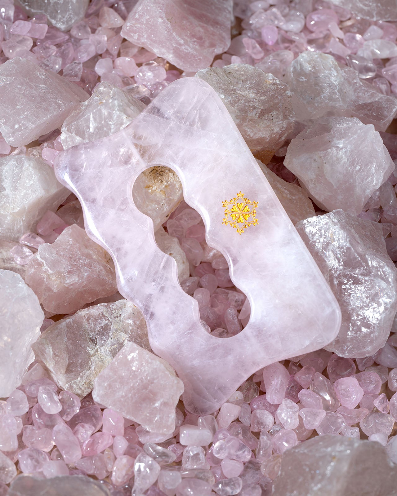 ROSE QUARTZ MASSAGE BEAUTY TOOLS FOR FACE & BODY